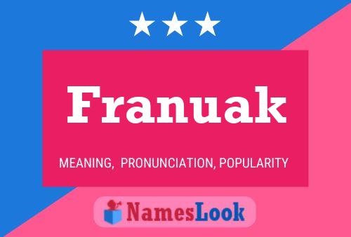 Franuak Name Poster