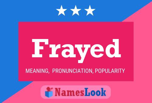 Frayed Name Poster