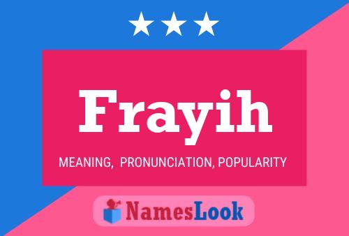 Frayih Name Poster