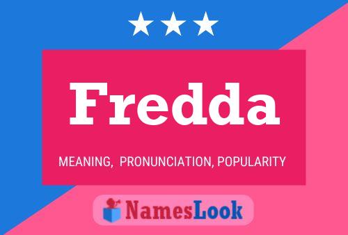 Fredda Name Poster