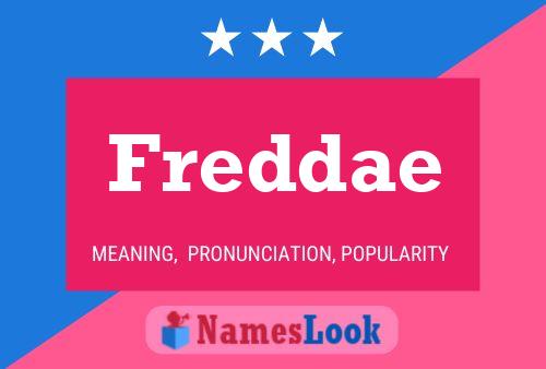 Freddae Name Poster