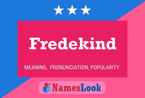 Fredekind Name Poster