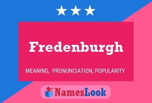 Fredenburgh Name Poster