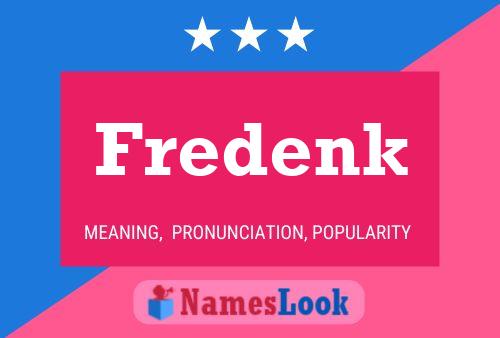 Fredenk Name Poster