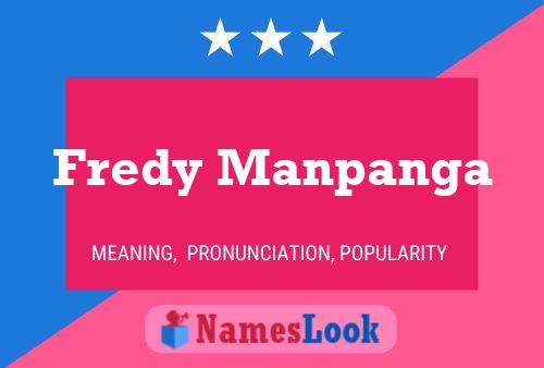 Fredy Manpanga Name Poster