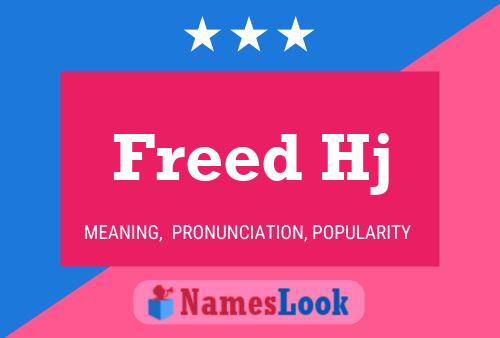 Freed Hj Name Poster