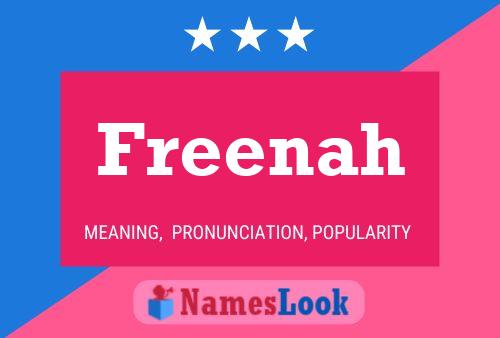 Freenah Name Poster