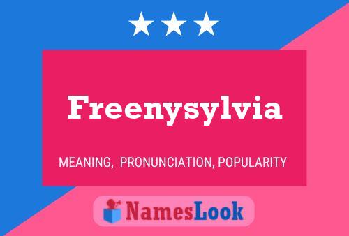 Freenysylvia Name Poster