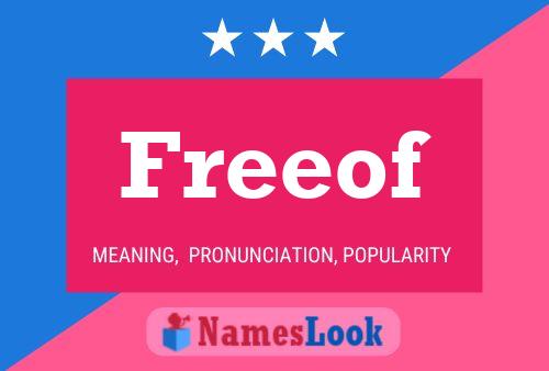 Freeof Name Poster