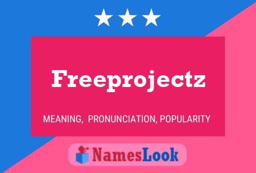 Freeprojectz Name Poster