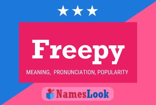 Freepy Name Poster