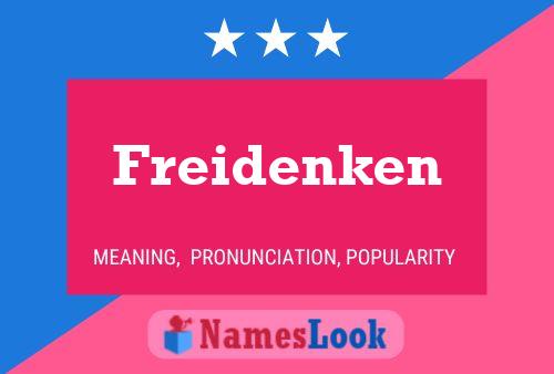 Freidenken Name Poster