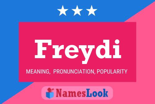 Freydi Name Poster