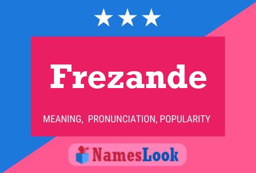 Frezande Name Poster