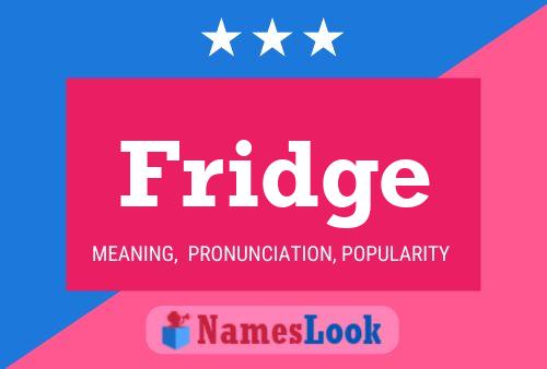 Fridge Name Poster