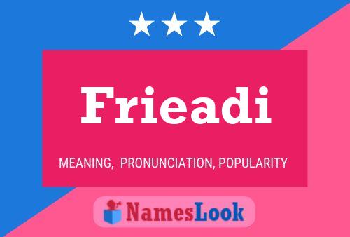 Frieadi Name Poster