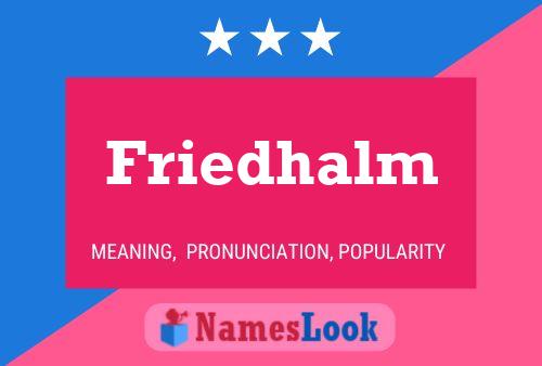 Friedhalm Name Poster