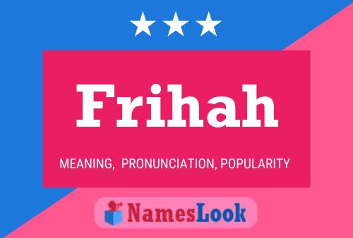 Frihah Name Poster