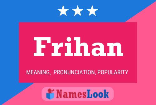 Frihan Name Poster