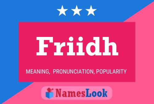 Friidh Name Poster