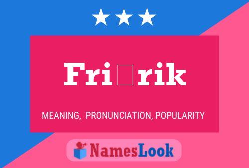 Friðrik Name Poster