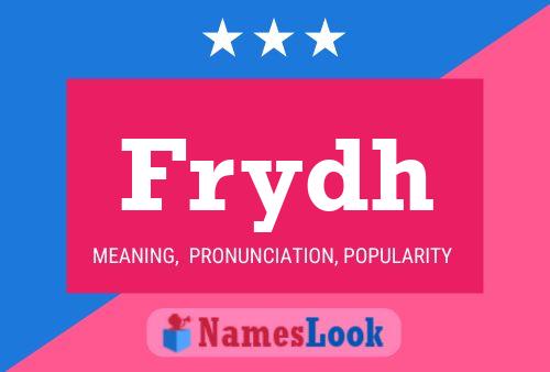 Frydh Name Poster