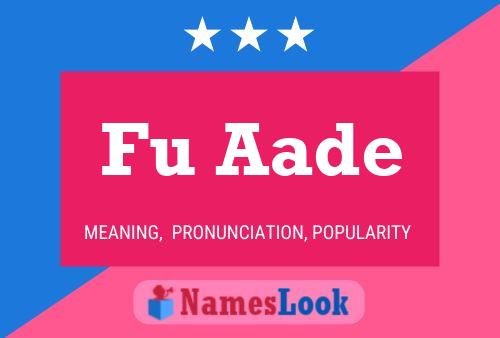 Fu Aade Name Poster