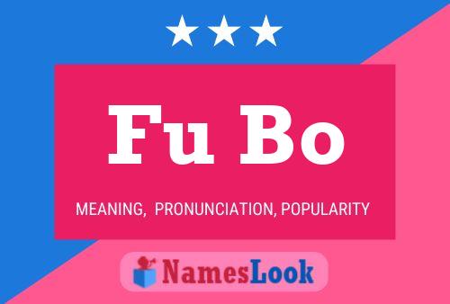 Fu Bo Name Poster