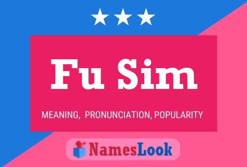 Fu Sim Name Poster