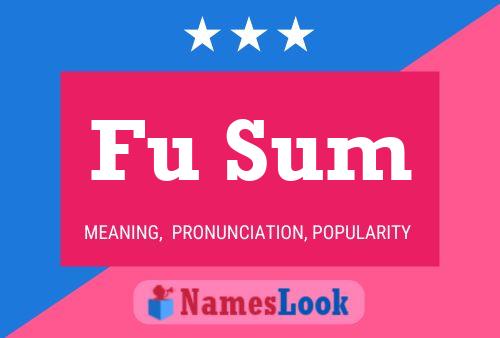 Fu Sum Name Poster