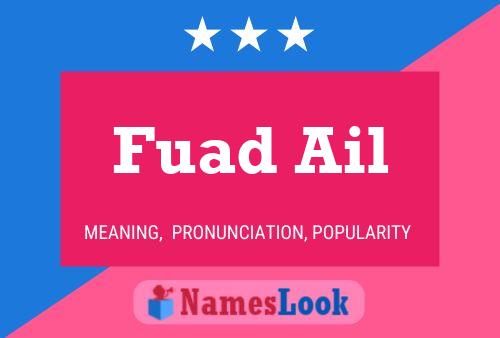 Fuad Ail Name Poster