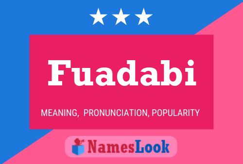 Fuadabi Name Poster