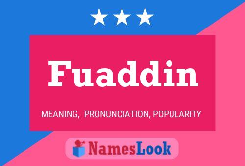 Fuaddin Name Poster