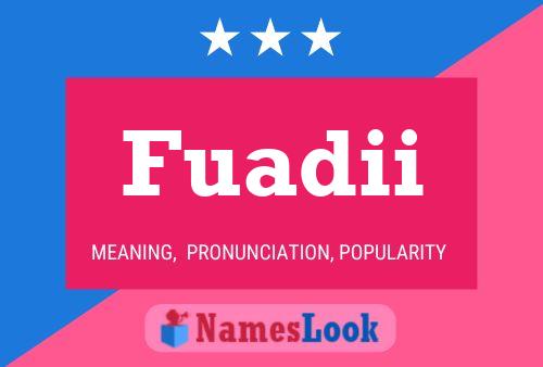 Fuadii Name Poster