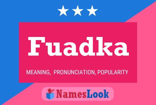 Fuadka Name Poster