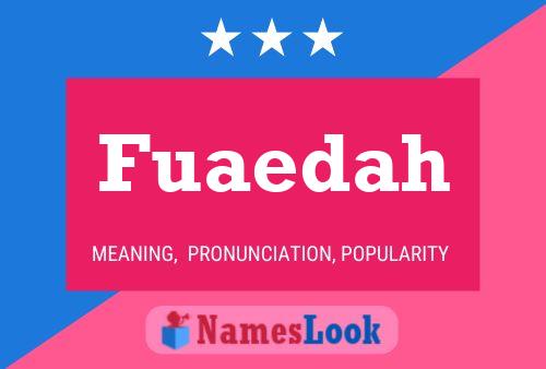 Fuaedah Name Poster