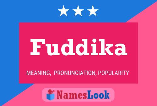 Fuddika Name Poster