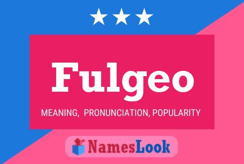 Fulgeo Name Poster