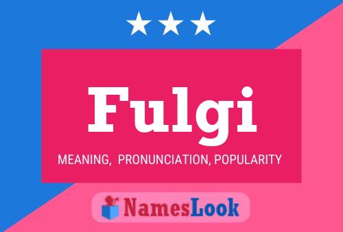 Fulgi Name Poster