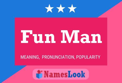 Fun Man Name Poster