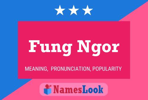 Fung Ngor Name Poster