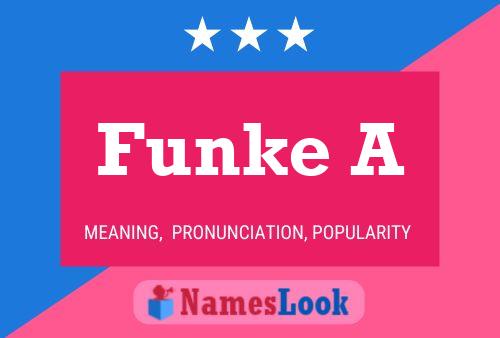 Funke A Name Poster