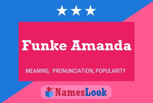 Funke Amanda Name Poster