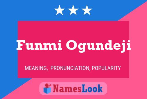 Funmi Ogundeji Name Poster