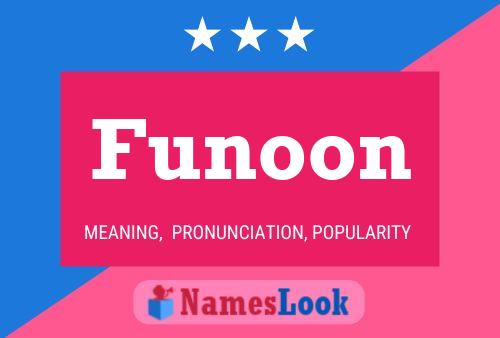 Funoon Name Poster