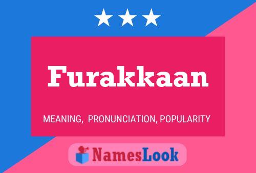 Furakkaan Name Poster