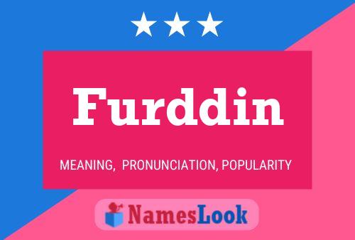 Furddin Name Poster