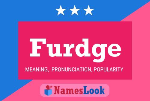 Furdge Name Poster