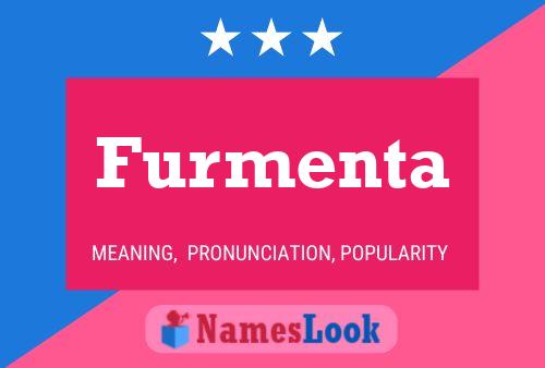 Furmenta Name Poster