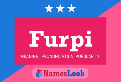 Furpi Name Poster